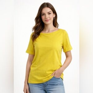 Ralph Lauren Yellow Short Sleeve Tee